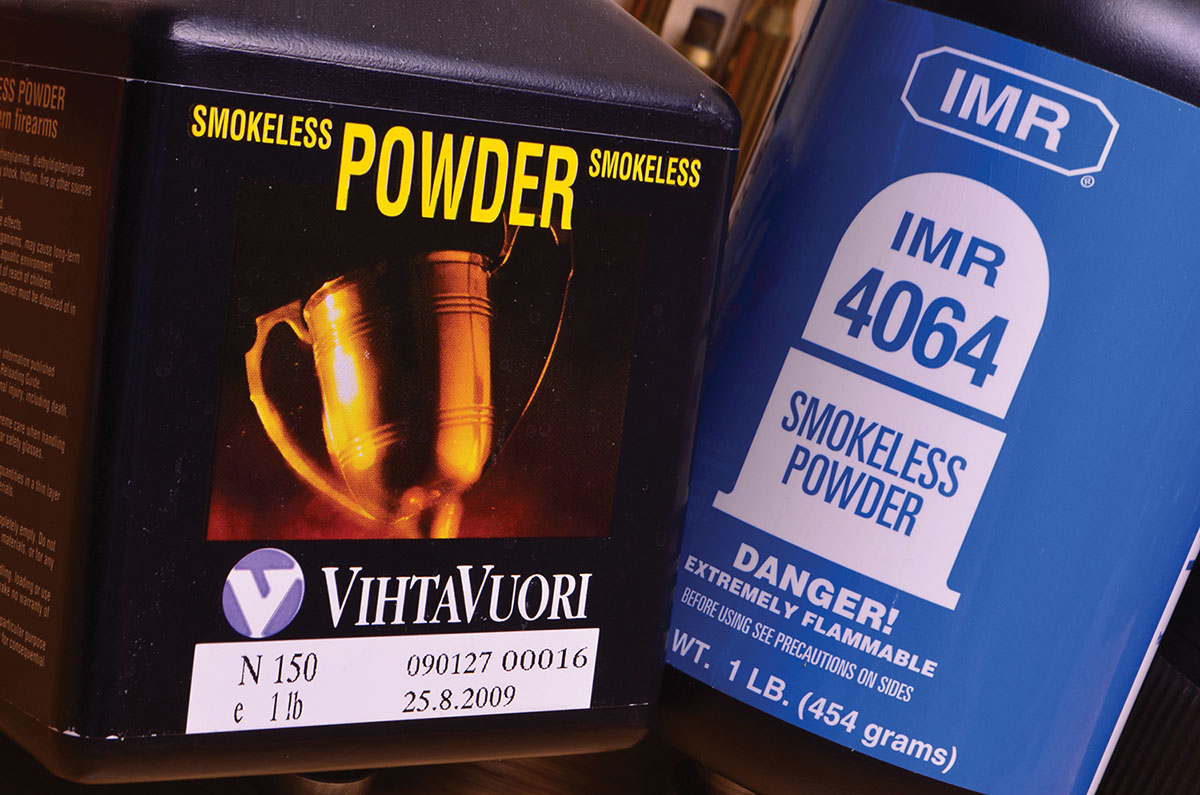 Two powders that work beautifully in the 8x56 M-S are IMR-4064 and Vihtavuori N-150.